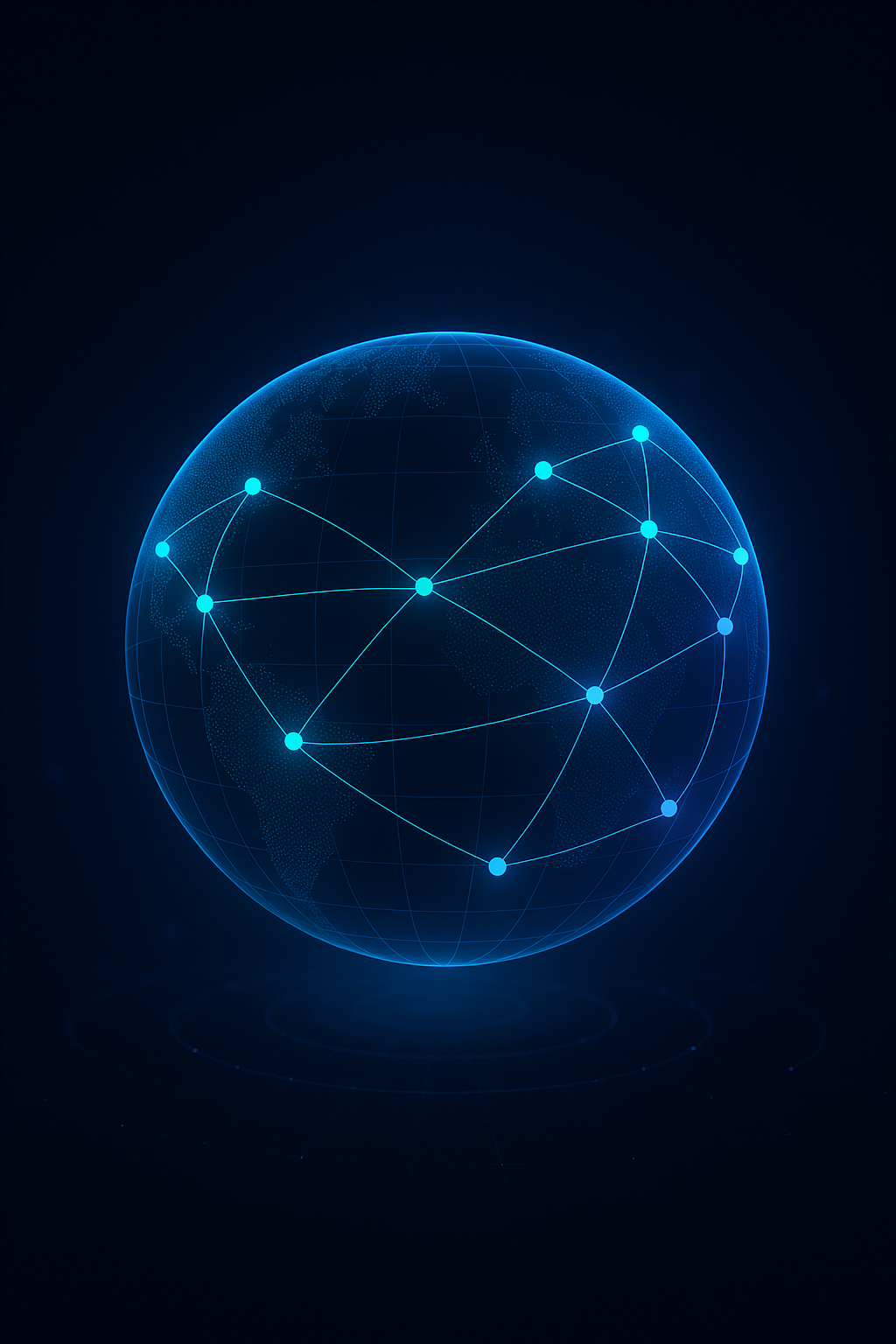 Network Globe Background